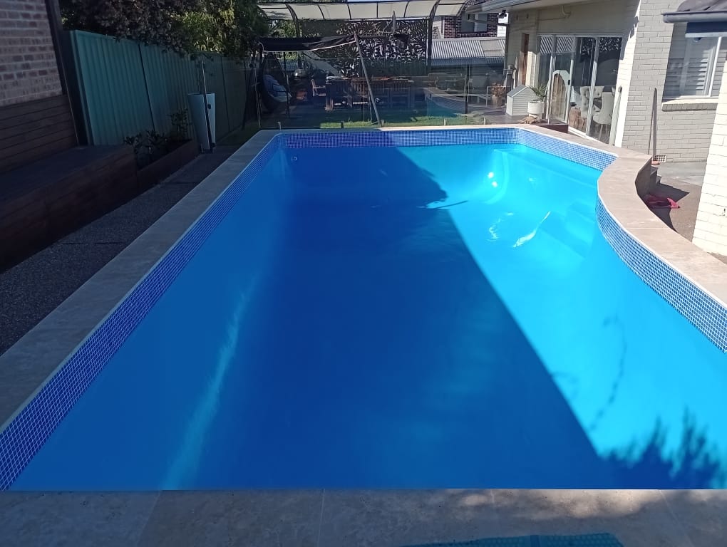 Home 9 Pool renovation sydney finished with epoxy pool paint by luxapool