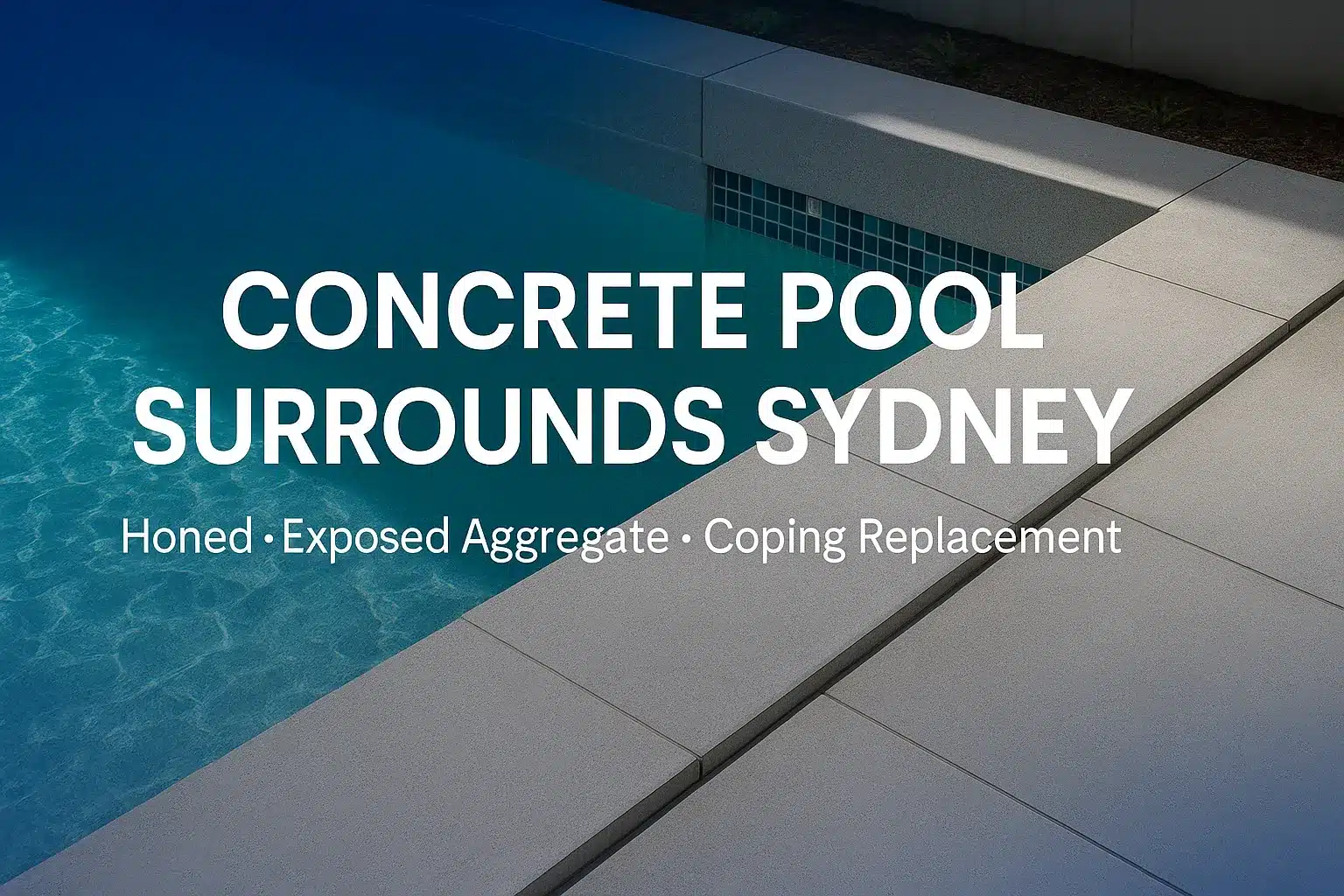 Concrete Pool Surrounds Sydney