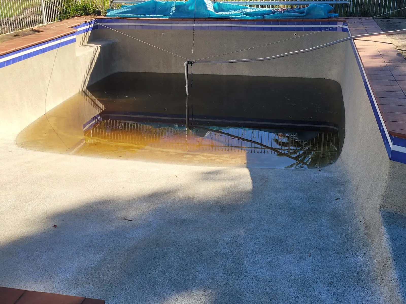 Before Pool renovation images