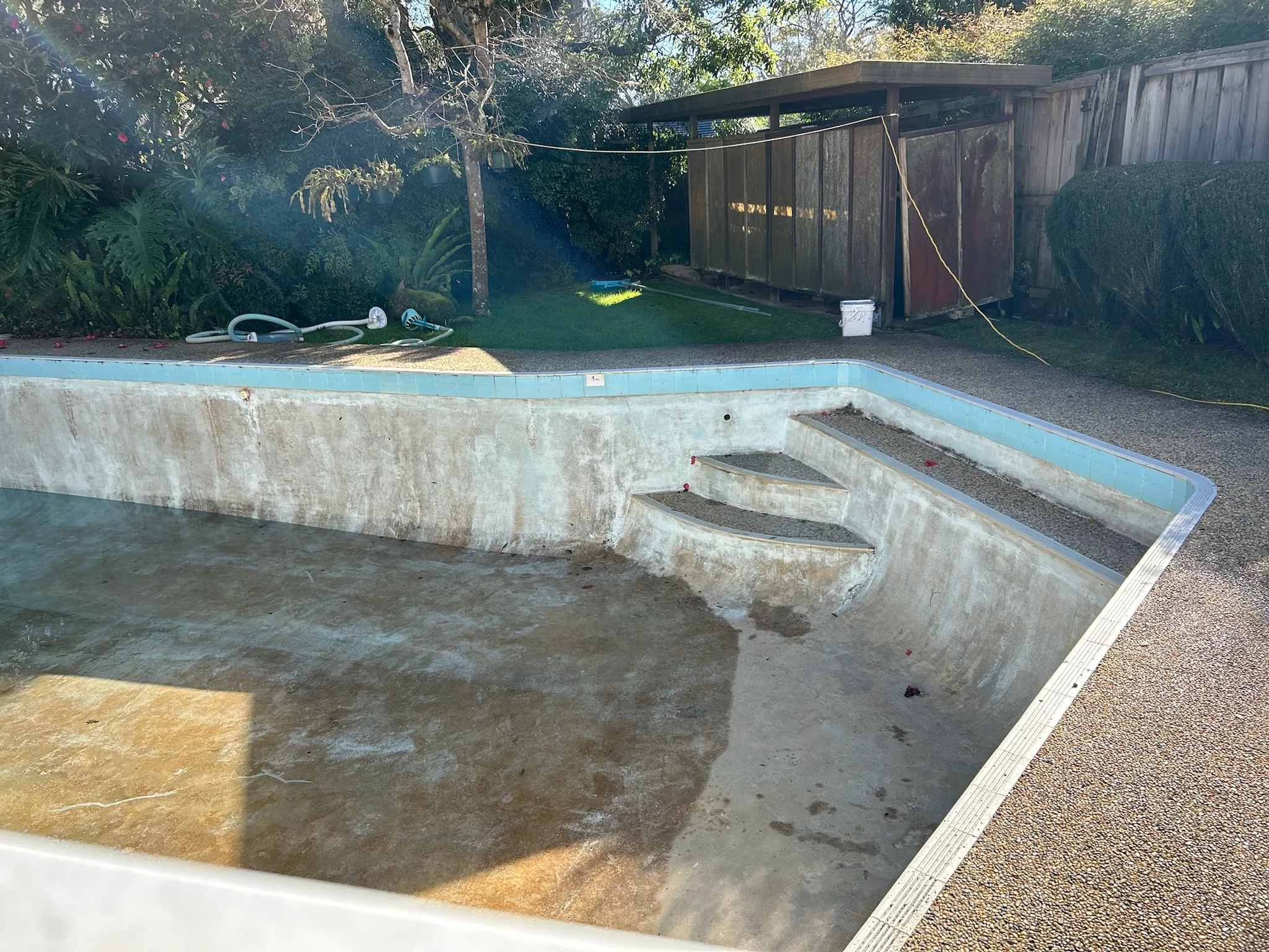 Before pool photos APP 1