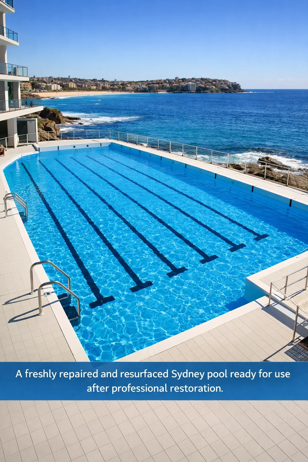 Swimming Pool Repairs Sydney: What to Fix, When to Act, and Who to Call 1 A freshly repaired and resurfaced Sydney pool ready for use after professional restoration