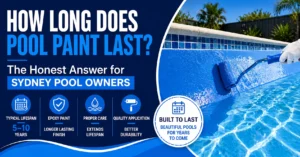 How long does pool paint last