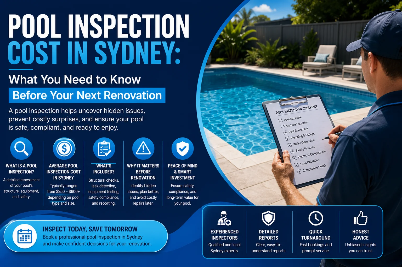 Pool inspection cost