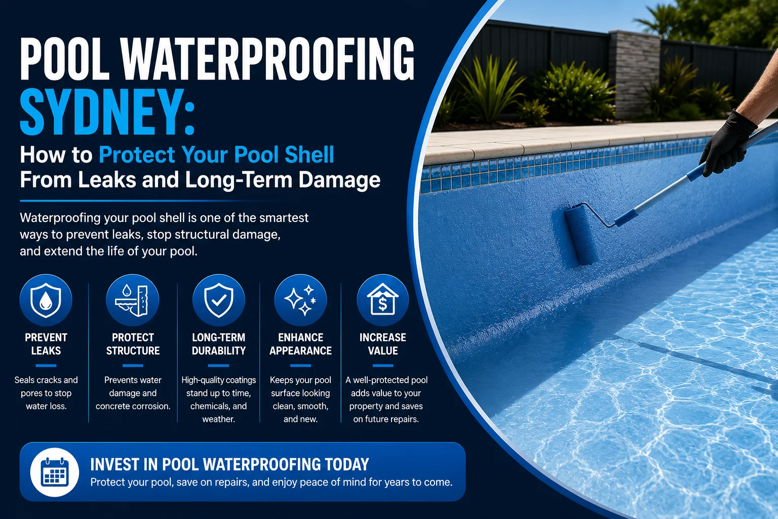 Pool waterproofing