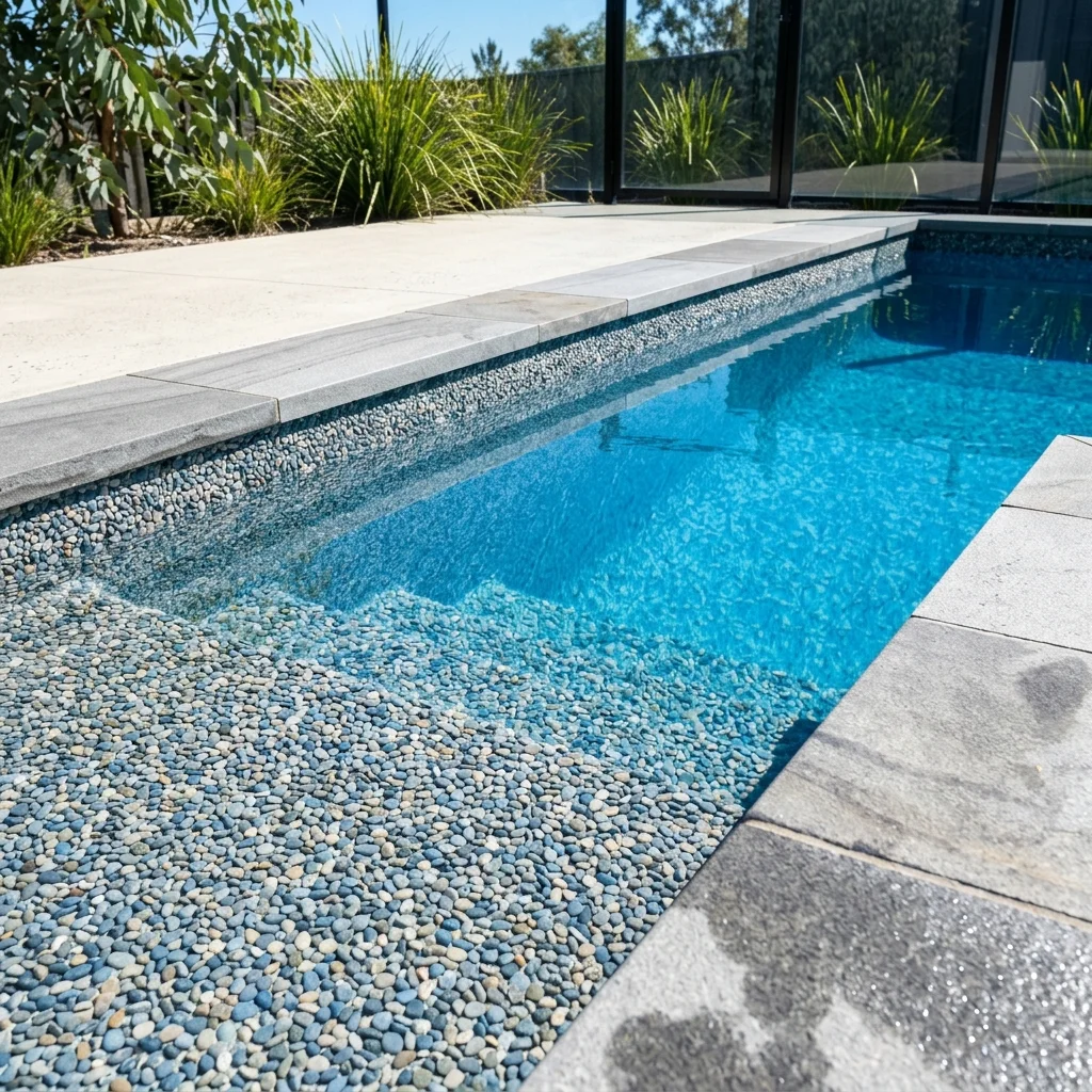 Pebblecrete pool colours australia service