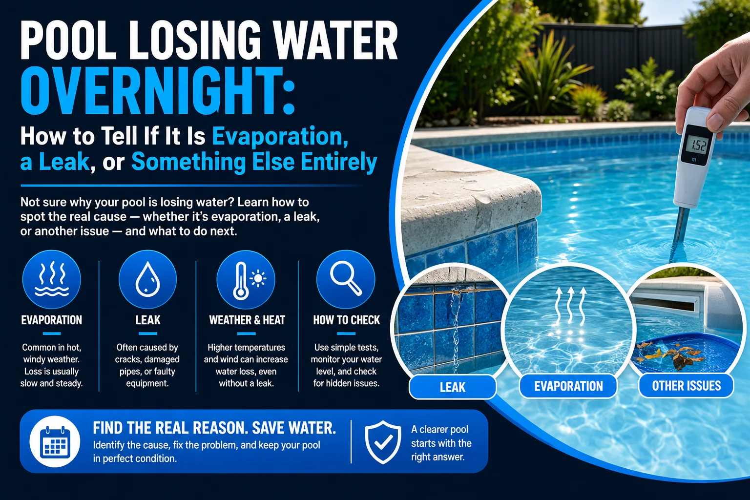 Pool Losing Water Overnight