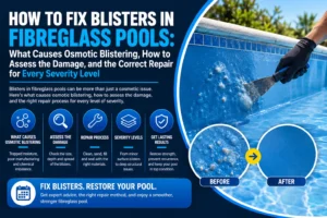 How to fix blisters in fiberglass pools
